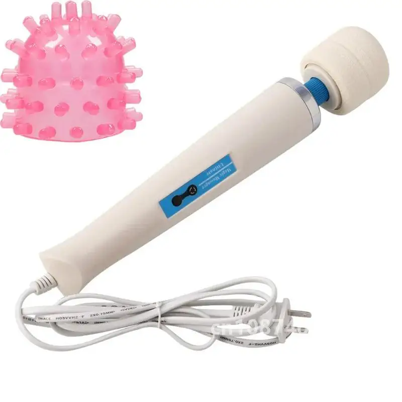 Hitachi Magic Wand Massager Veľký výkonný vibrátor s ďalšou masážnou hlavou
