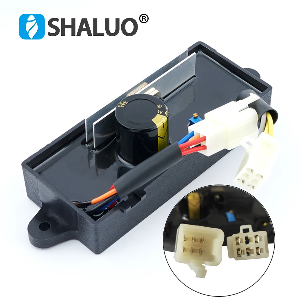 HJ-5KDH-M10 5KW AVR Generátor Automatického regulátora napätia Generátor Generátor stabilizátor Dual používa riadiaci modul 10 vodičov