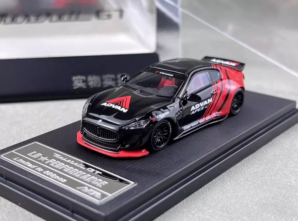 HKM 1:64 Black Advan GTS M145 MK1 LBWK Sports Model Diecast Metal Collection Collection Limited Edition Hobby Toys