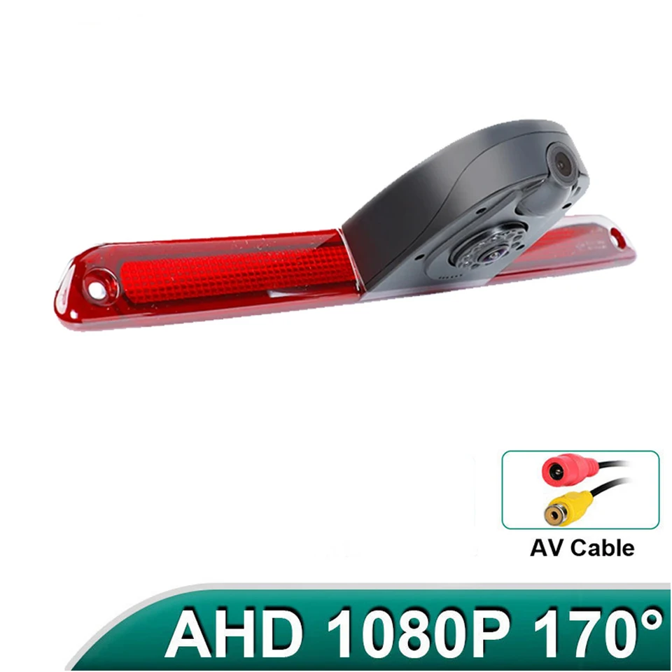HKNL CCD Chip Car Reverzné zálohovanie 170 ° Doppel Camera pre Mercedes Benz Sprinter W906 Tretie vysoké brzdové svetlo Hochdach Van Van