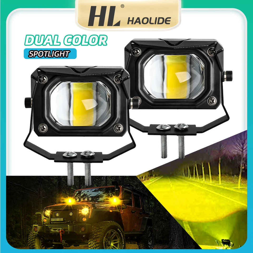 HL SPOT a povodne lúče 20000lm LED pracovné svetlo 6500K 3500K LED svetlo LED svetlo s CANBUS FOG AMBER OFFREAC ATV SPORTIFT 12V 24V