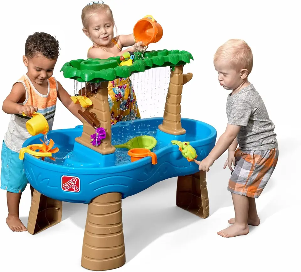 Hladina vody, detská voda a piesok Sensory Playset, letné vonkajšie hračky, 13 kusové hračkárske príslušenstvo pre batoľatá 1,5 a viac rokov