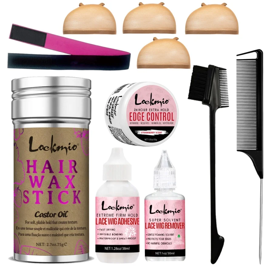 Hladká vlasová vosková tyčinka Sada Zvlhčenie Žiadna zvyšková pomáda krotiteľka krotiteľa Frizz Hair Gel Trvalá ovládacia prúta