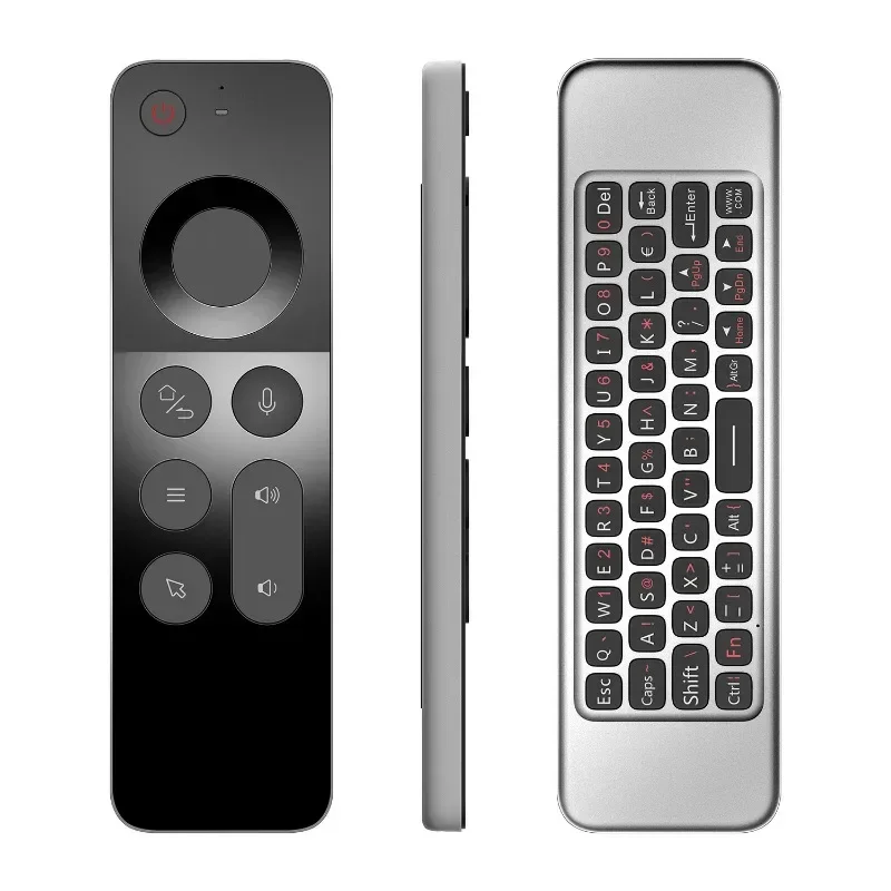 Hlasové vzduchové diaľkové ovládanie W3 2.4g anglický ručný vreckový mini bezdrôtová klávesnica pre Android TV Box Windows PC