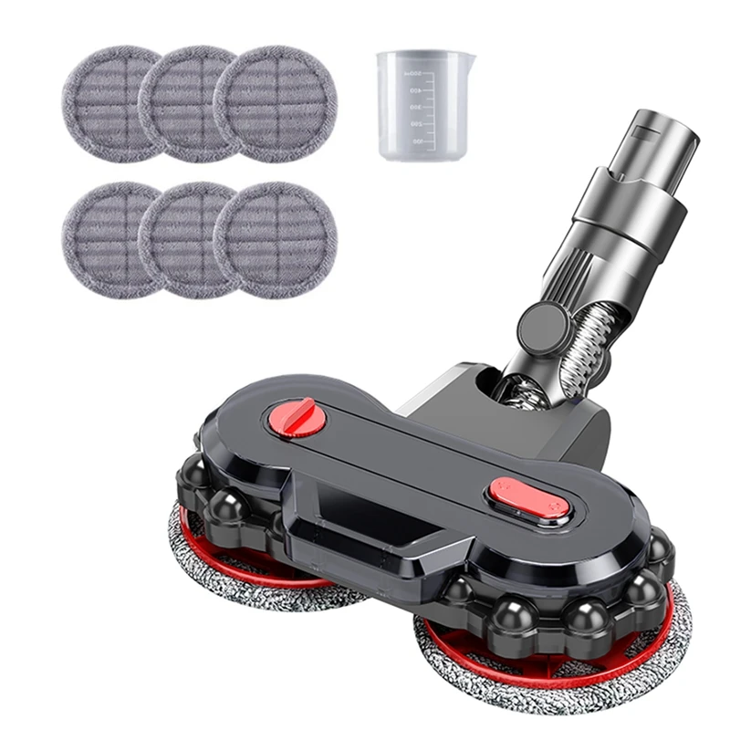 Hlava elektrického mopu pre sériu Dyson V6 a DC59 DC61 DC62 DC74 Vákuový čistiaci prostriedok Elektrický upevnenie mopu DRUBLABLE UNALNÉ POUŽITIE NA POUŽITIE