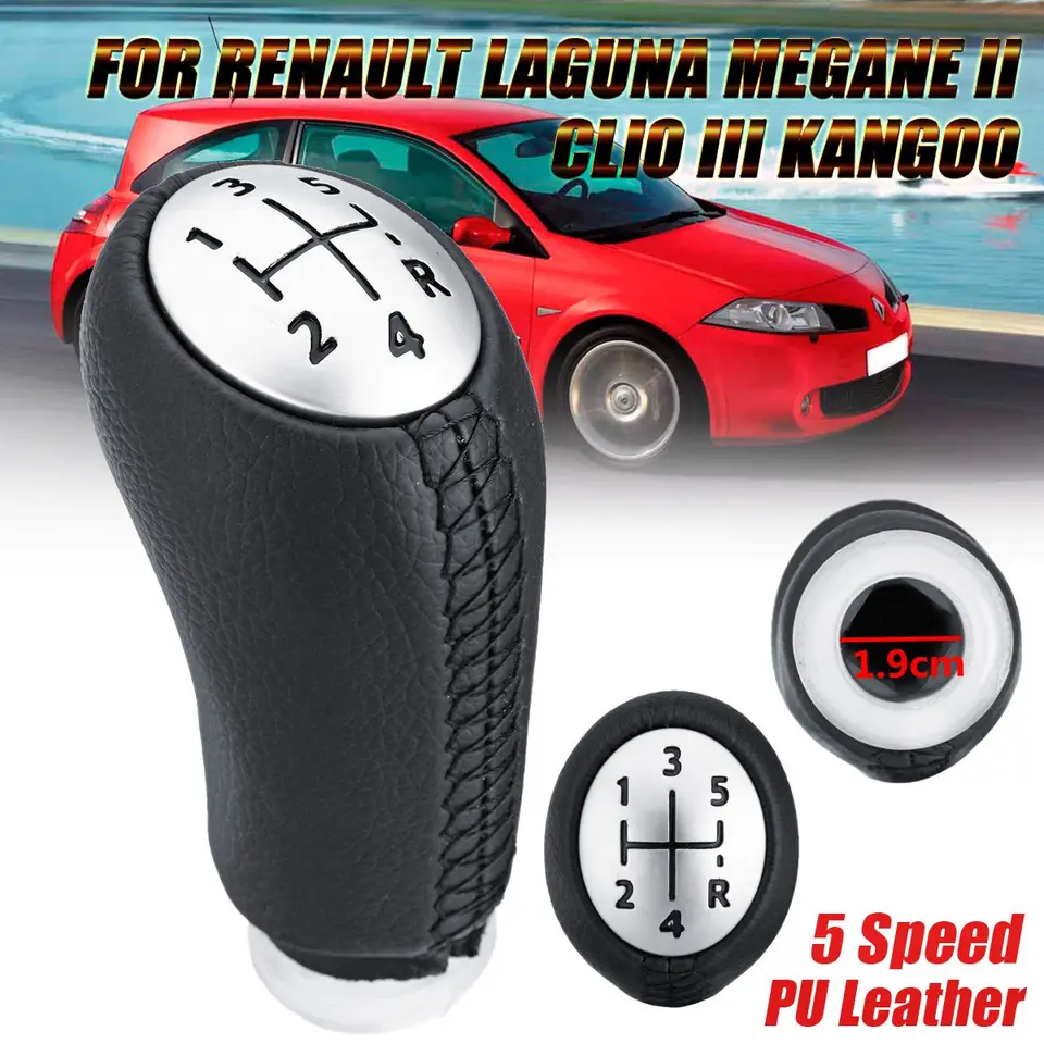 Hlava gombíka pre radenie automobilov 5 Rýchlosť pre Renault Laguna Megane 2 Clio 3 Kangoo 2003 20004 2005 2006 2007 2008 2009