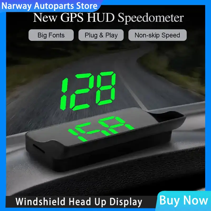 Hlava nahor Displej KMH MPH rýchlosť rýchlosti projektora GPS Digitálny rýchlomer pre všetky doplnky pre elektroniku automobilu