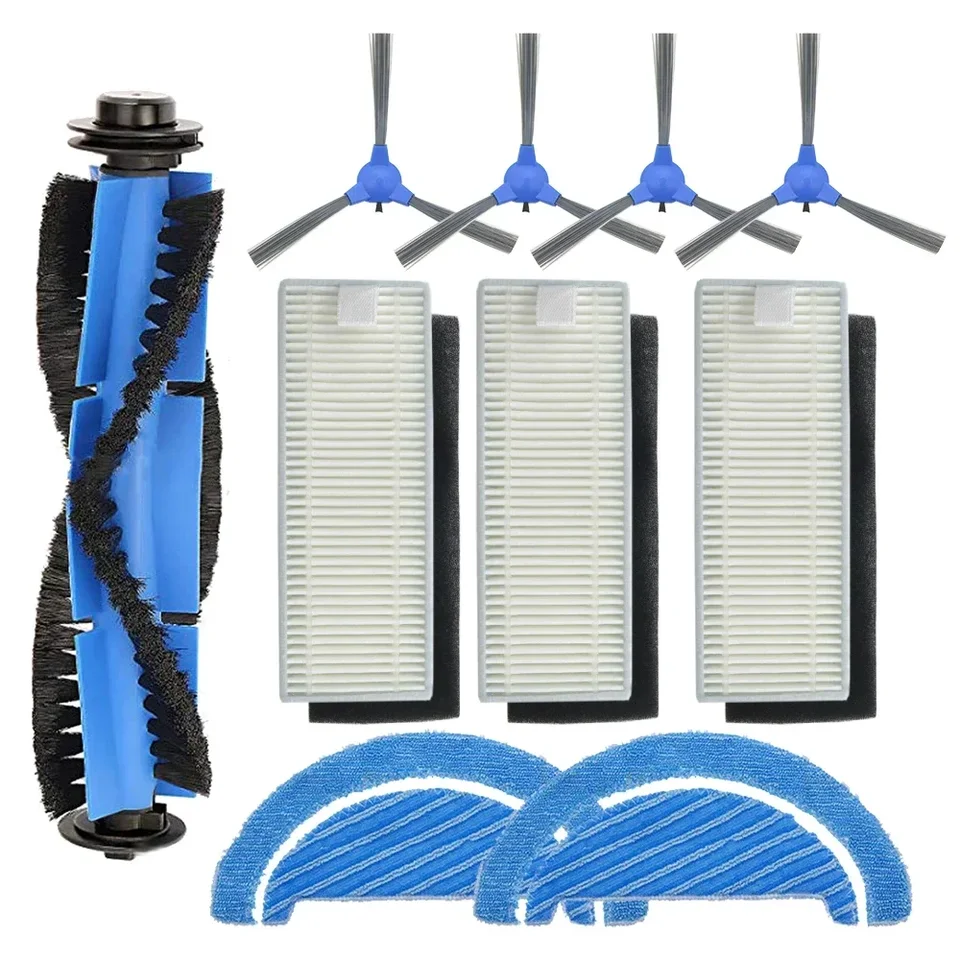 Hlavná kefa na bočnú kefu HEPA Filter Výmena mopu pre Cecotec Conga 1790 Ultra robotický vysávač náhradné diely