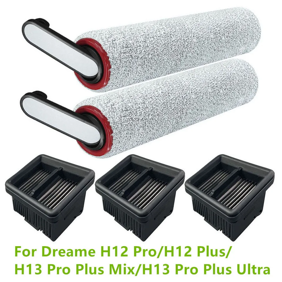 Hlavné kefy HEPA Filtre pre Dreame H12 Pro/H12 Plus/H13 Pro Plus Mix/H13 Pro Plus Plus Ultra podlahové prádlo na vysávač