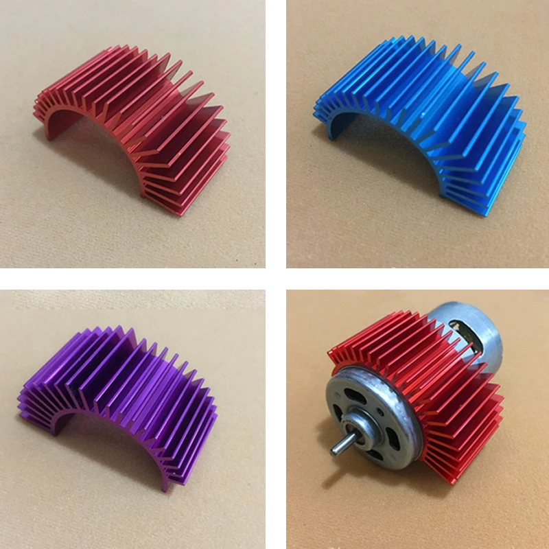 Hliník CNC Motor chladenie chladiča Heatsink horná časť vetrací