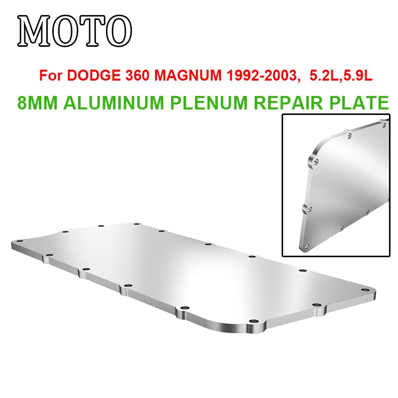 Hliník pre Dodge 360 ​​Magnum 1992-2003, 5,2 l, 5,9 l motora 8 mm hliníkovo opravárenská doska