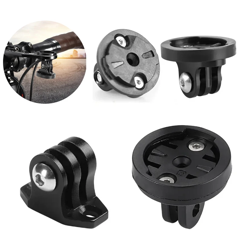 Hliníková zliatina Bicycle Camera Camera Light Mount Bicycle Držiak počítača Držiak na bicykel Camera Camera Camera Adaptér držiaka pre držiak pre Garmin GoPro