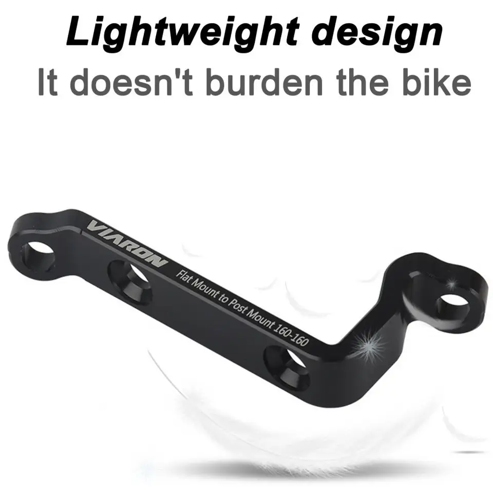 Hliníková zliatina Disk Brake Brake Mount Universal predný zadný disk brzdový adaptér Univerzálny bicykel strmeňový držiak prevodník ľahký pre MTB