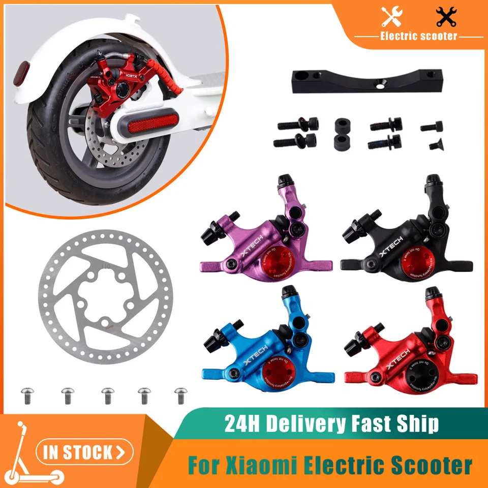 Hliníková zliatina Hydraulická brzdová bŕzd pre Xiaomi M365/PRO Electric Scooter Zoom XTech HB100 Upgrade 110/120 mm Disk Brzde Bad Pad