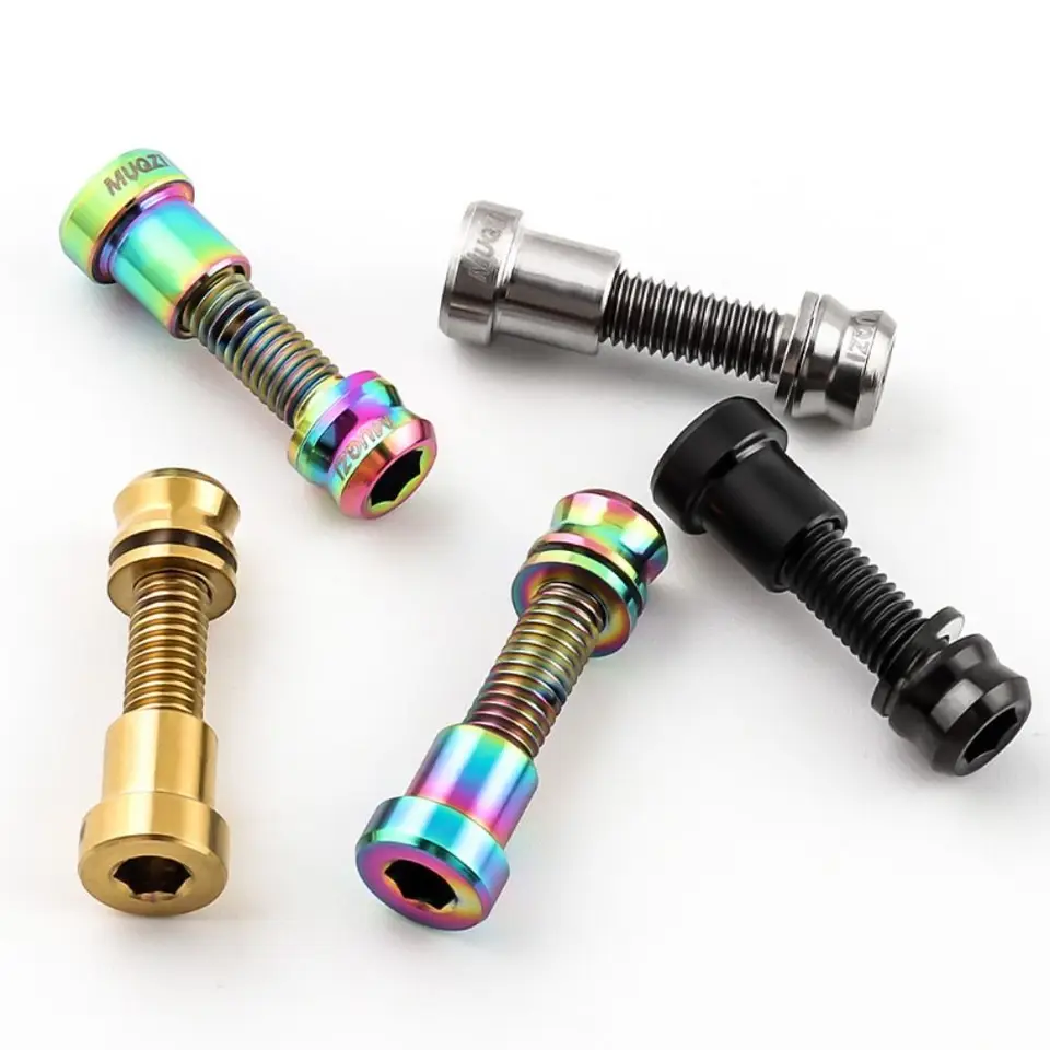 Hliníková zliatina na bicykli pripevňovacia matica M5*17 mm m5x19mm rukoväť na riadidlách na bicykli.