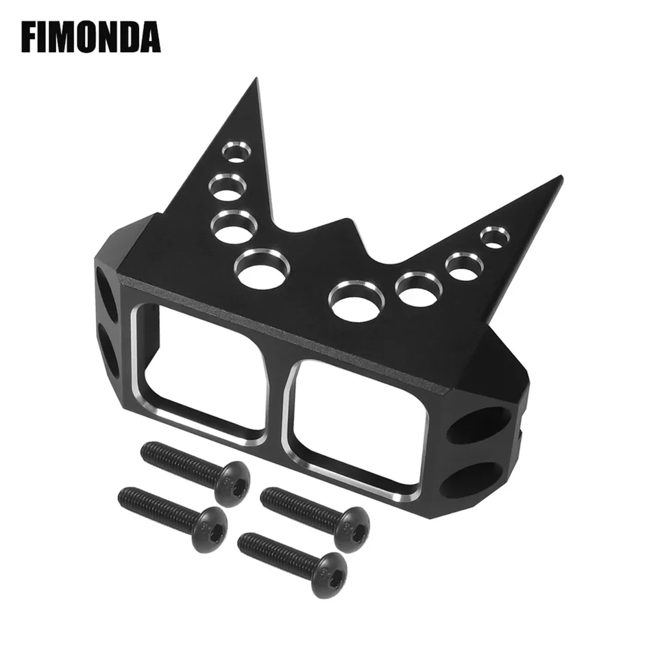Hliníková zliatina riadenia Servo Sermo Armor Soa Cover pre 1/10 RC Crawler Cheater Rock Rock Rock Bouncer Roll Cage Capra RR10 Wraith DIY