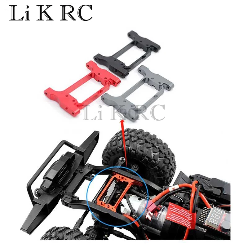 Hliníková zliatina zliatiny predného serva Mount Mount Mount Cross Crossmer pre 1/10 RC Crawler Car Trx4 Bronco Blazer Sport G500 TRX6