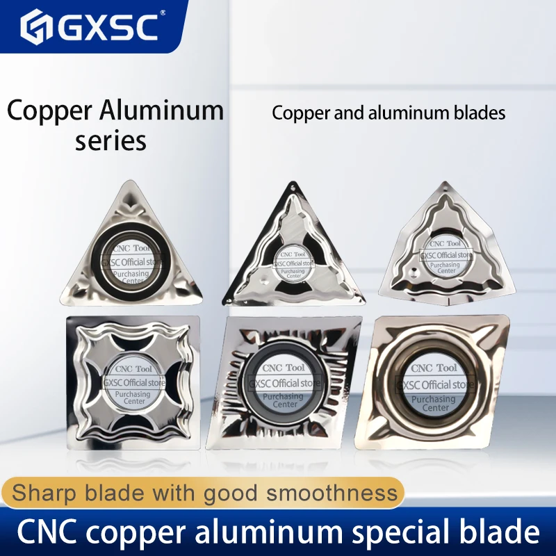 Hliníková čepeľ CCGT06 DCGT11 TCGT09 TNMG16 WNMG08 AK HA SNMG12 Vysoko kvalitný CNC Lathe Cutter Carbide Inserts Časť