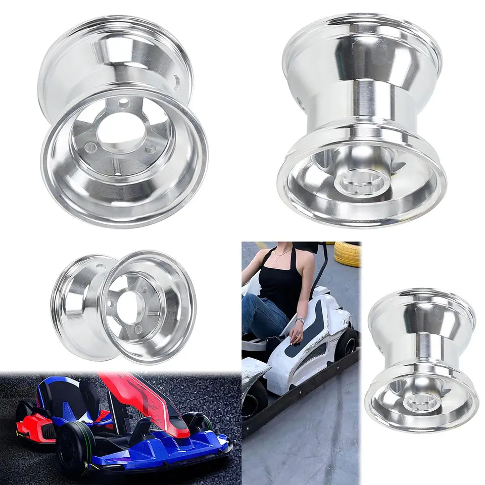 Hliníkové predné koleso RIM 10x4.50-5 5 palcov náhradné diely Pneumatiky Časť pre motokáry ATV Off Road Cons Drifting Cars