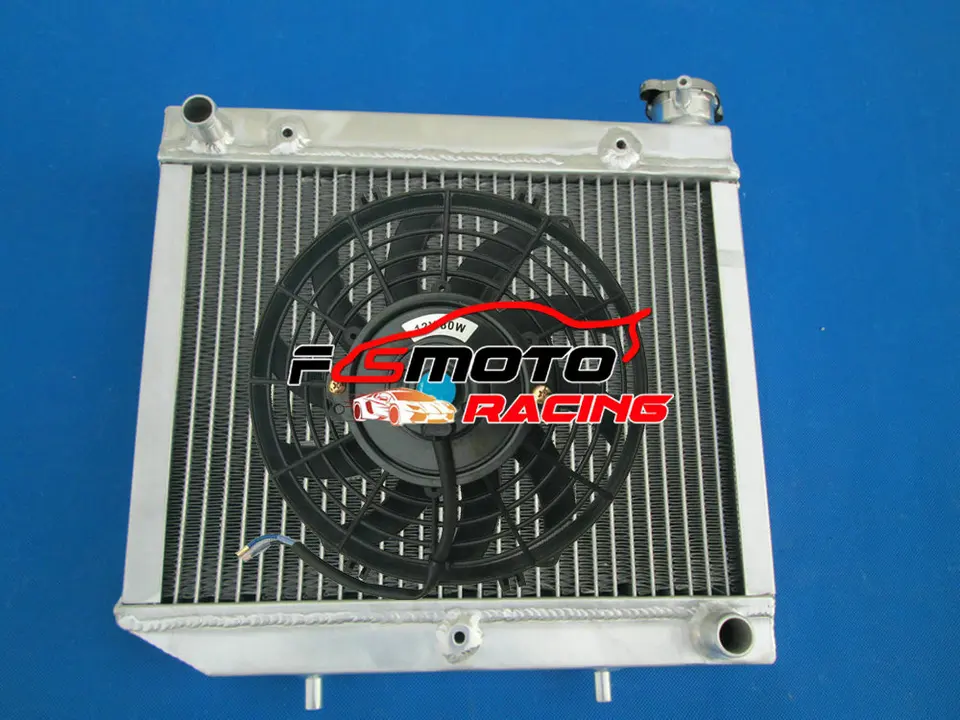 Hliníkový chladič ATV s ventilátorom pre Honda TRX450R TRX450ER TRX450 TRX 450 R/ER 2004-2009 SPORTRAX 450 KICK ELEKTRICKÝ ŠTART