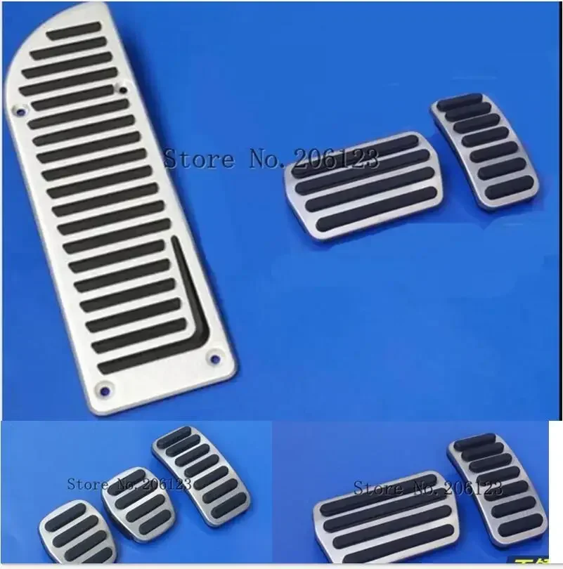 Hliníkový hliník Footrest Rast Plyn Pads pre pre Volvo S60 V60 XC60 V70 XC70 S80