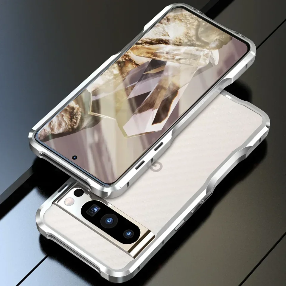 Hliníkový kovový rám pre Google Pixle8Pro Pixle8 Pixel 9 Pro Pixel9pro XL kovový nárazník Teplo rozptyl nárazu odolný
