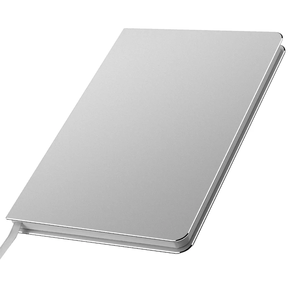 Hliníkový notebook Journal Notebook Hardcover, Chelice and Stylish, Metal Small Executive Notebook, pre kanceláriu a denné poznámky