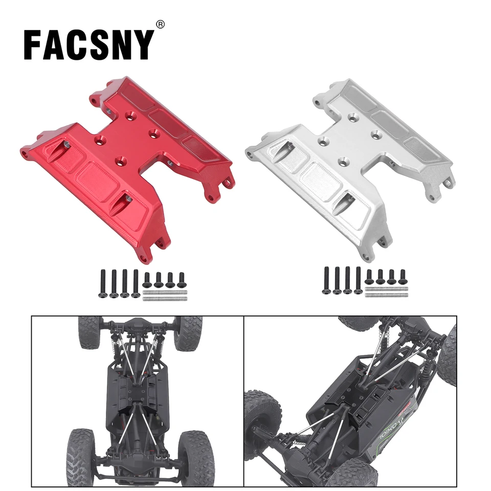 Hliníkový podvozok prevodovky prevodovky prevodovky prevodovky pre držiak s dĺžkou 1/18 RC Crawler Axial Capra UTB18 Gearbox Upgrade diely