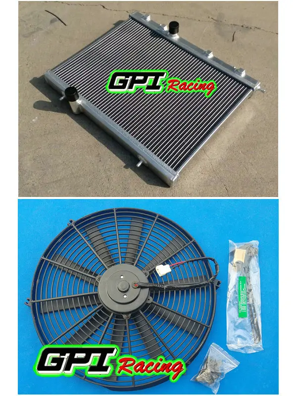 Hliníkový radiátor pre Peugeot 206 GTI/RC 180 1999-2008 00 01 02 03 04 05 06 07