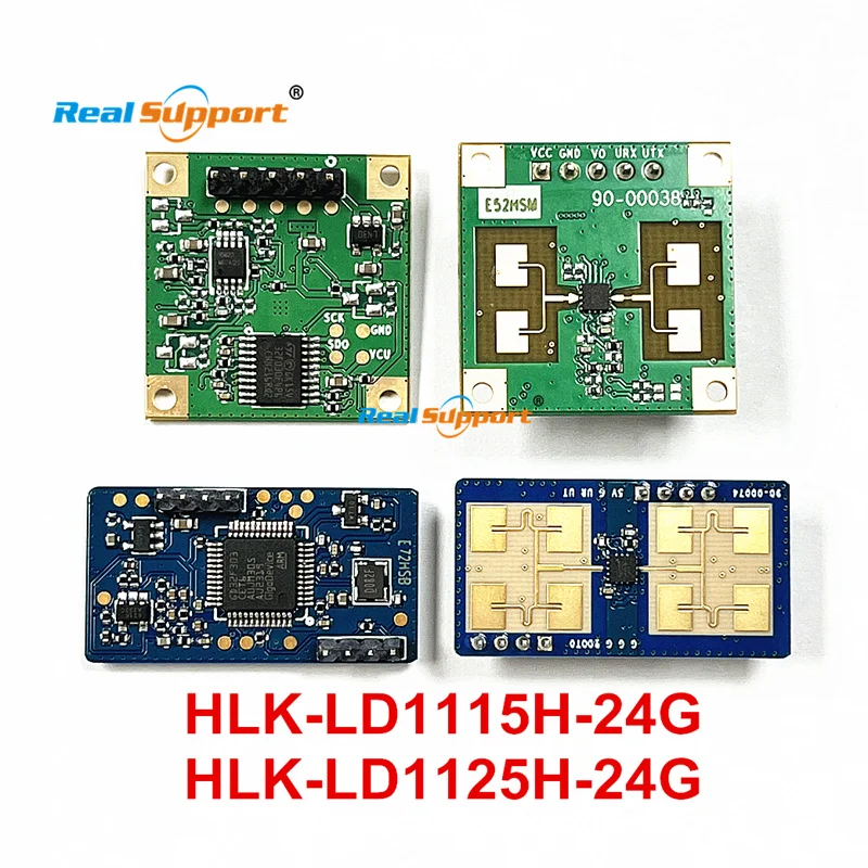 HLK-LD1115H-24G HLK LD1115H LD1125H 24G 24G Mikrovlnný radarový snímač Detekcia MODUL MODUL MODUL Komunikácia ľudská prítomnosť Senzor prítomnosti