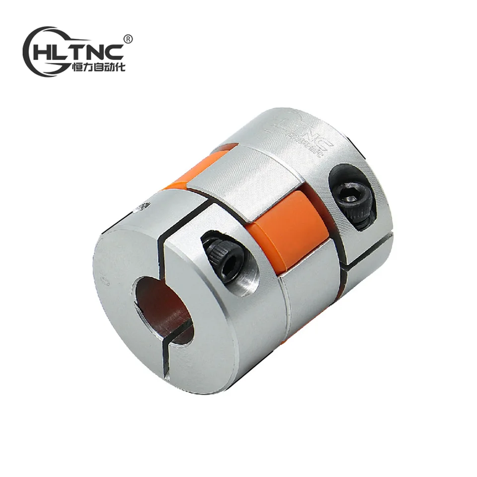 HLTNC D25L30 Two-Dláchový hriadeľový spojkový hliníkový motor Flexibilný spojovací konektor CNC pár 4/5/6/6.35/8/10/12/14 mm