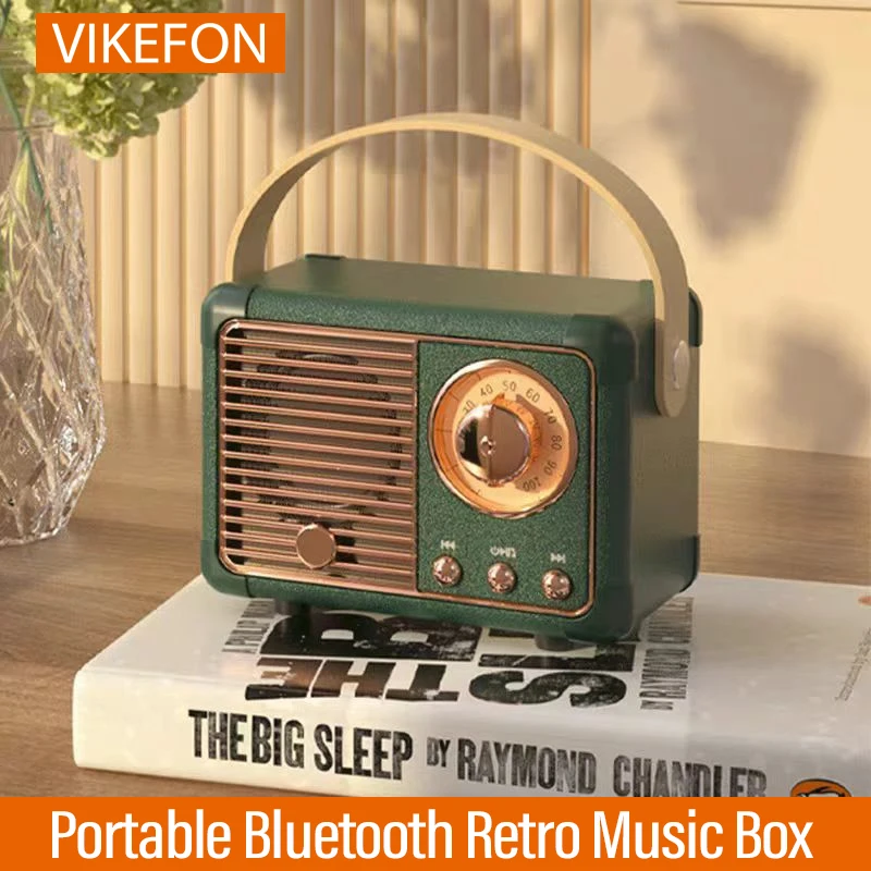 HM11 prenosný reproduktor Bluetooth Wireless Bass Subwoofer Outdoor pre auto stereo reproduktor Mini retro hudobná skrinka pre iOS/Android