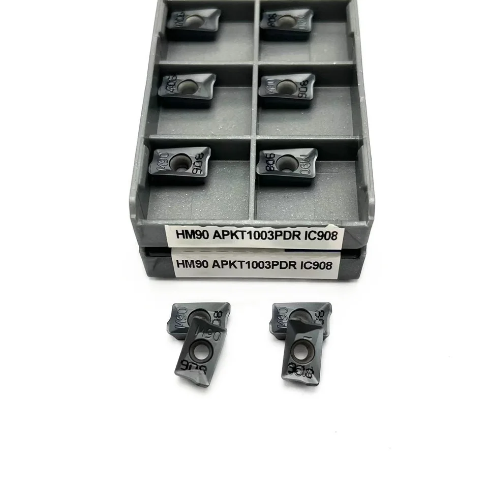 HM90 APKT1003 PDR IC908 APMT1135 IC928 Frézový otáčanie nástroja CNC index vložky APKT 1003 Vysoko kvalitné nástroje na rezanie