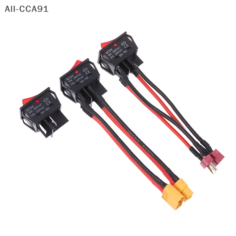 HMA76-30A 12V 24 V Hlavný spínač batérie Veľký prúd zapnutia s X60/T Plug RC remorkér/návnada 550 775 Brushed Motor