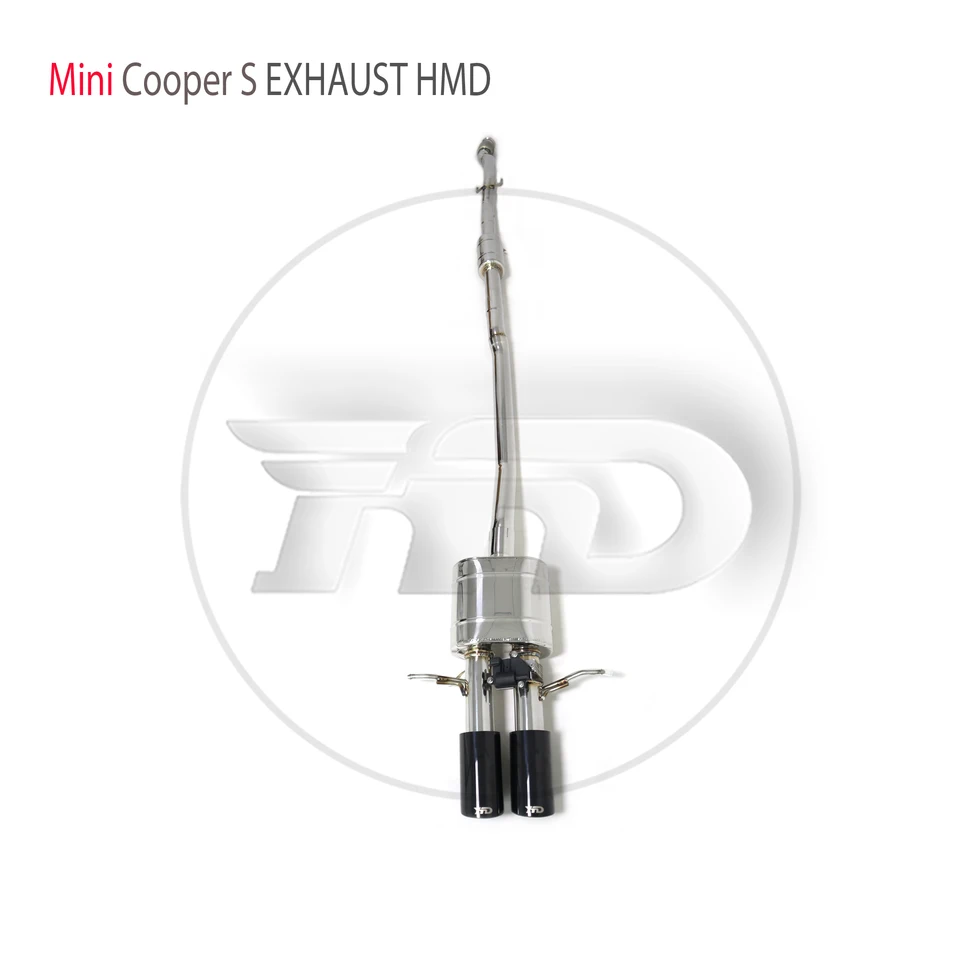 HMD z nehrdzavejúcej ocele Výfukový systém Výkon pre mačku pre Mini Cooper S R56 R57 R58 2006-2012