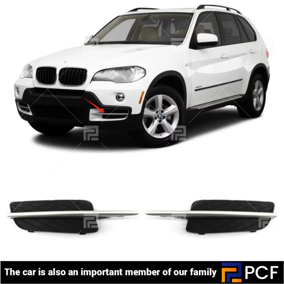 Hmlové svetlá Bumper Lamps Cover Tink pre roky 2007-2010 BMW X5 E70