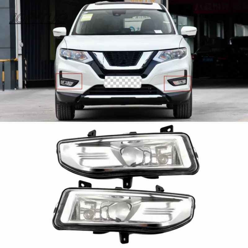 Hmlové svetlá pre Nissan X-Trail Rogue Kicks Qashqai Sentra 2017 2018 2019 2020 Halogénové hmlové svetlo predné nárazník hmlovej žiarovky