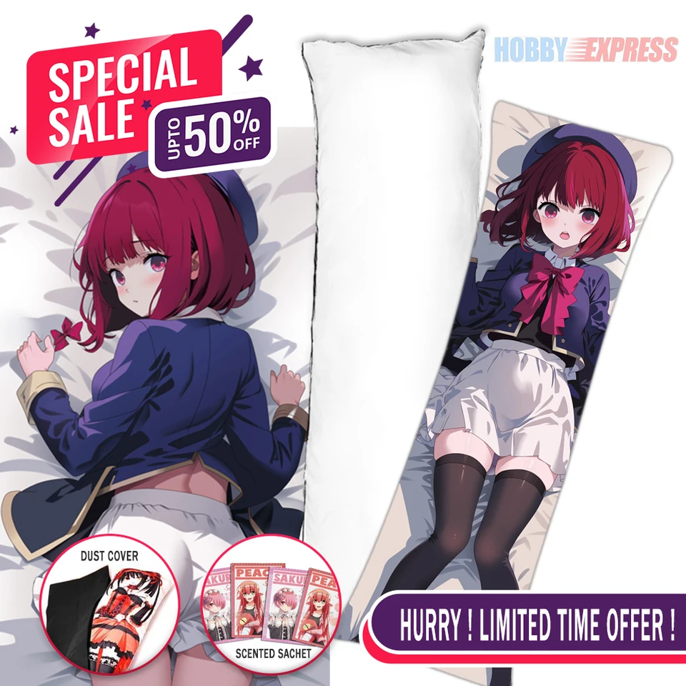 Hobby Express Anime Dakimakura Japonec Otaku Waifu Life Veľkosť Objímanie tela vankúš Arima Kana Oshi no Ko Lora 23684