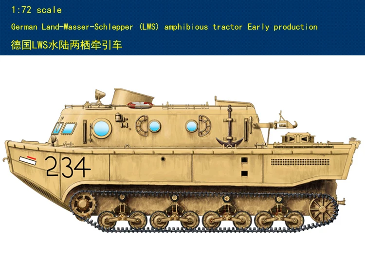Hobbyboss 1/72 82918 Land Wasser Schlepper Tractor Skorý