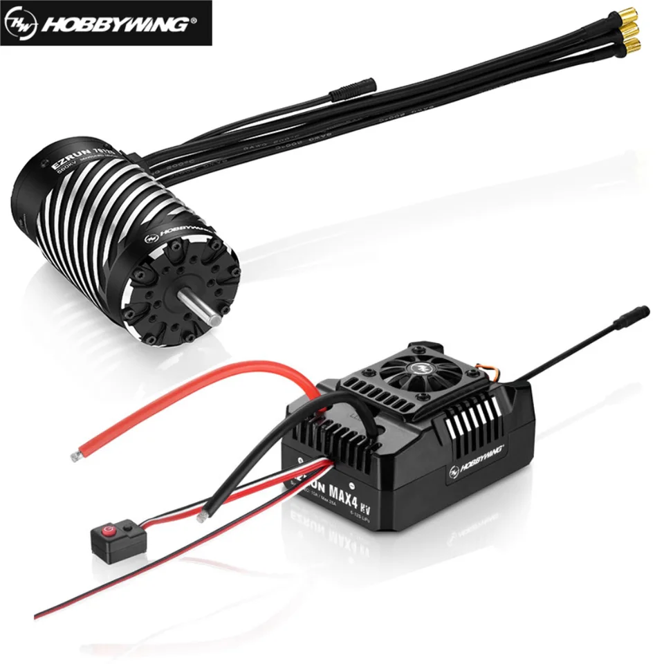 Hobbywing Ezrun MAX4 HV 300A ESC s 70125 560 kV indukčným motorom bez kefy pre 1/5 RC Model diaľkového ovládacieho modelu automobil