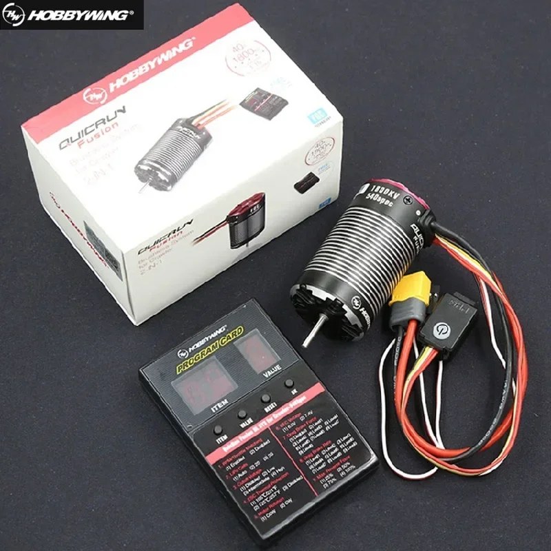 Hobbywing Quicrun Fusion 540 1200KV / 1800kV Brushless Sensory Motor postavený v 40A ESC 2 v 1 pre RC 1/10 lezenie