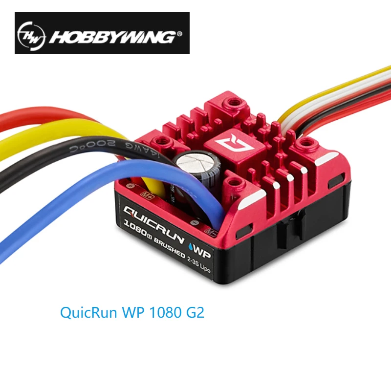 Hobbywing Quicrun WP 1080 G2 80a 2-3s Brushed ESC s výstupom BEC 540 a 550 Brushed Motor pre 1:10 Rock Crawlers/vozidlá/autá hračky
