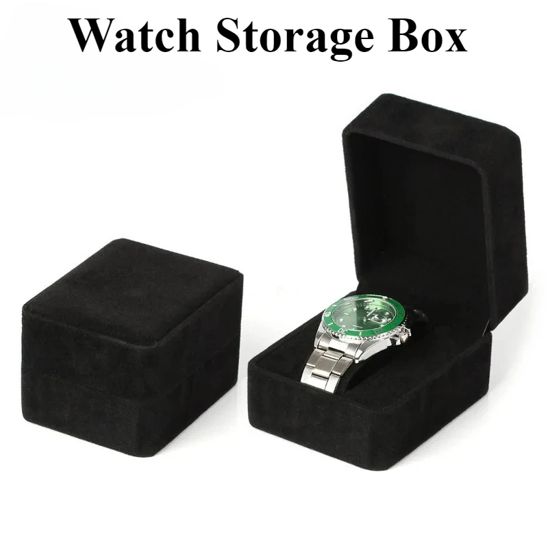 Hodinky módne zamat Round Round Corner Smartwatch Clock Storage Puzdro Je šperky doplnky Obchodné obalové boxy