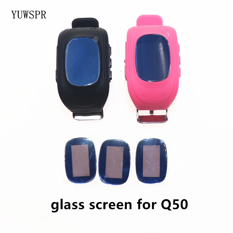 Hodinky sklenený popruh pre Q50 Kids GPS Tracker Smart Watches Doplnky Obrazovka sklenená nabíjací port kryt pre veľkoobchod