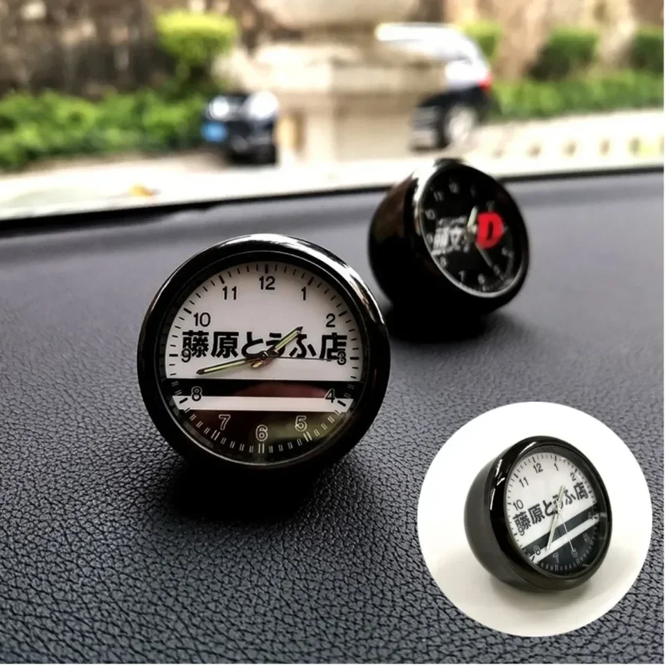 Hodiny ornamentových ornamentov Fujiwara Tofu Store Center Console Anime inicite d modifikácia vozidla závodné príslušenstvo aromaterapia ornament
