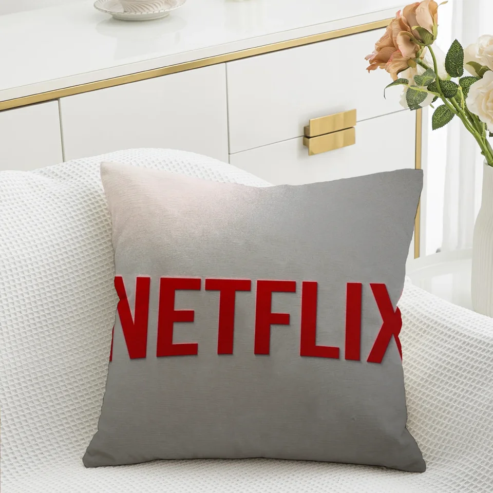 Hodiť vankúš pokrýva dekoratívne vankúše Netflix pre pohovky vankúši