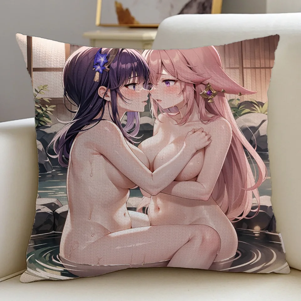 Hodiť vankúš poťahuje hentai dekoratívne vankúše pre pohovky vankúši