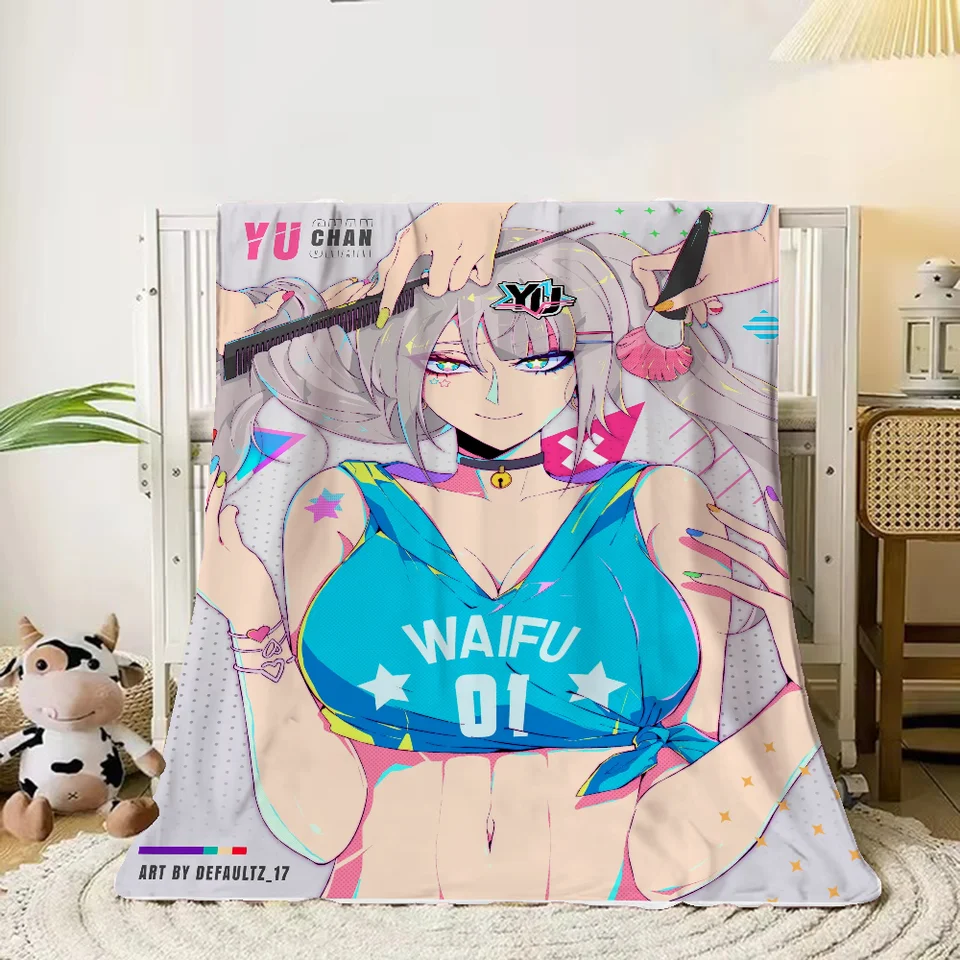 Hodí prikrývky pre pohovku luxusný hádzanie prikrývka Hentai pletená kock