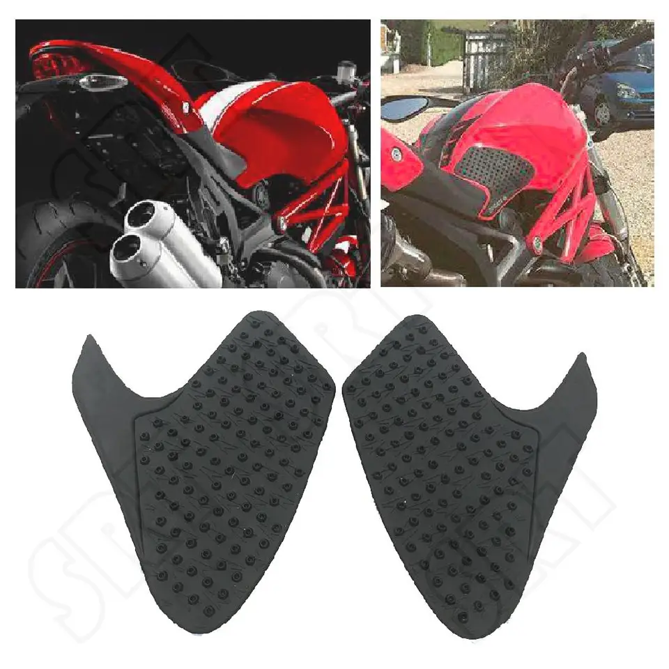Hodí sa pre Ducati Monster 1100 1100S 796 795 696 Celý rok Motorycle Tank vankúšiky bočné koleno Trakčné rukoväte podložka proti sklzu
