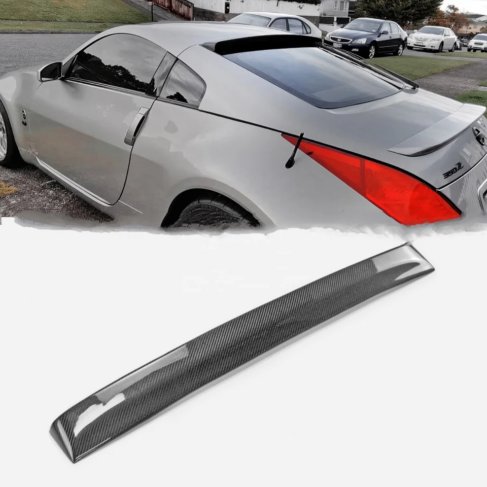 Hodí sa pre Nissan 350Z Z33 EPA Typ zadného okna Streler Spoiler Fairlady 350Z uhlík